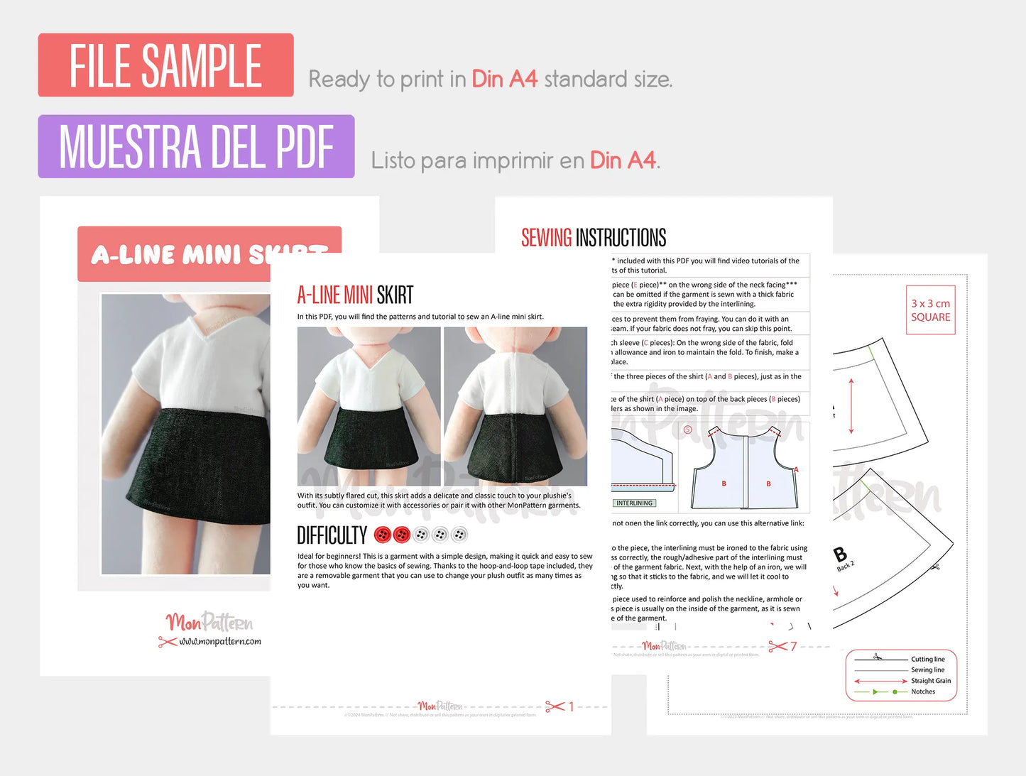 cloth pack: casual wear 1 (para tall chibi #1, #2, #3)