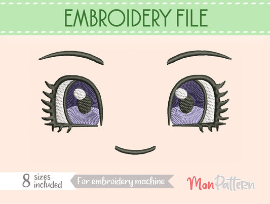 FACE 16 - Machine Embroidery File