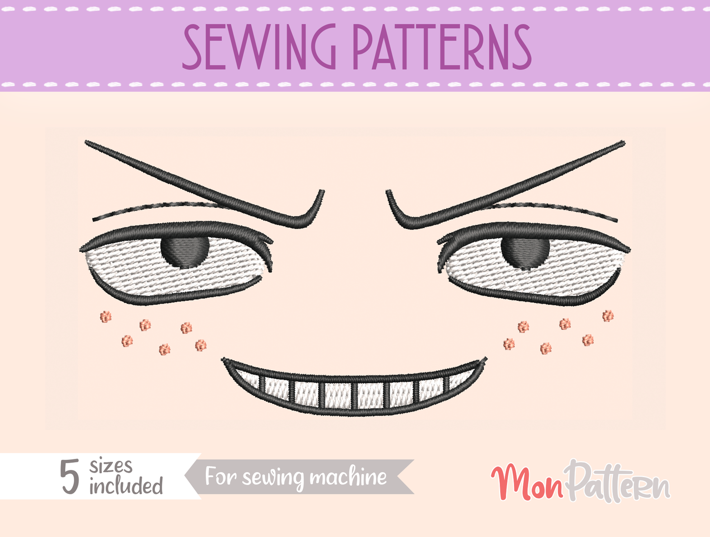 face 28 - sewing pattern