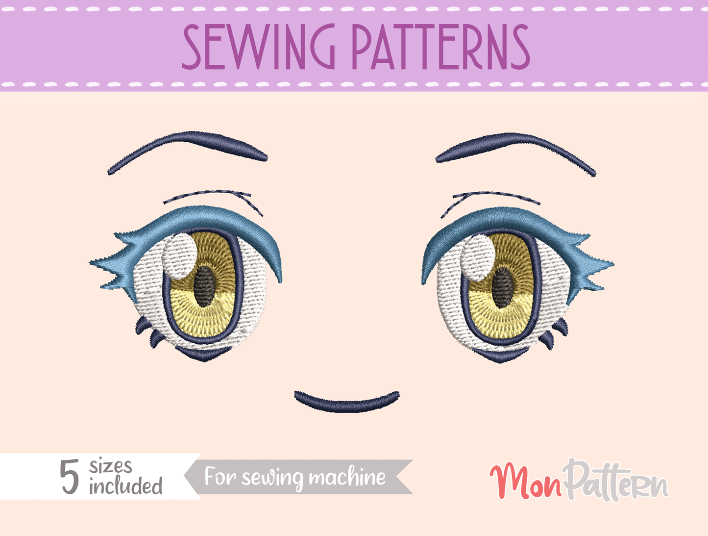 face 3 - sewing pattern