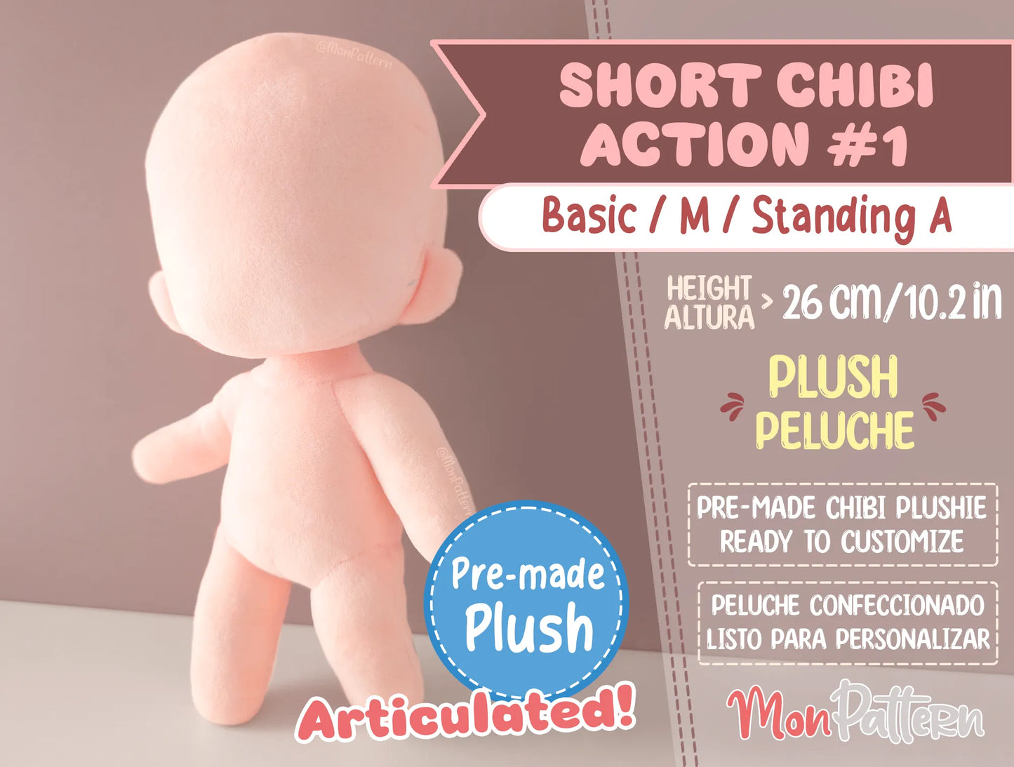 short chibi action #1 [blank plush]