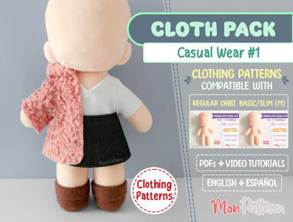 Cloth Pack: Casual Wear 1 (Para Regular Chibi #5, #6)