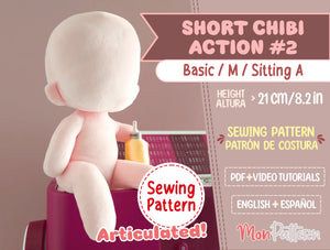 SHORT CHIBI ACTION #2 [Sewing Pattern]
