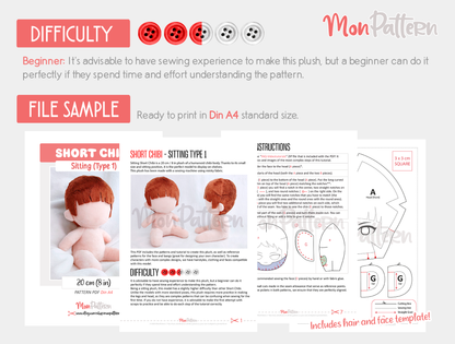 SHORT CHIBI #2 [Sewing Kit]