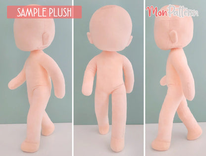 TALL CHIBI ACTION #1 Sewing Pattern | Articulated Plush Pattern Pdf | Poseable Doll