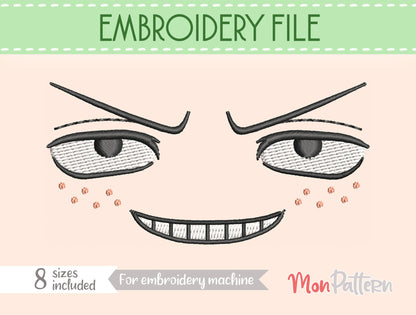 FACE 28 - Machine Embroidery File