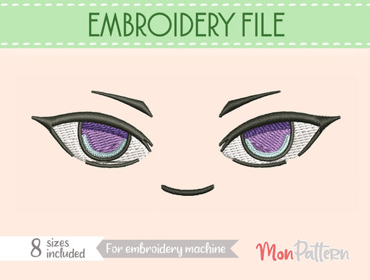 FACE 10 - Machine Embroidery File