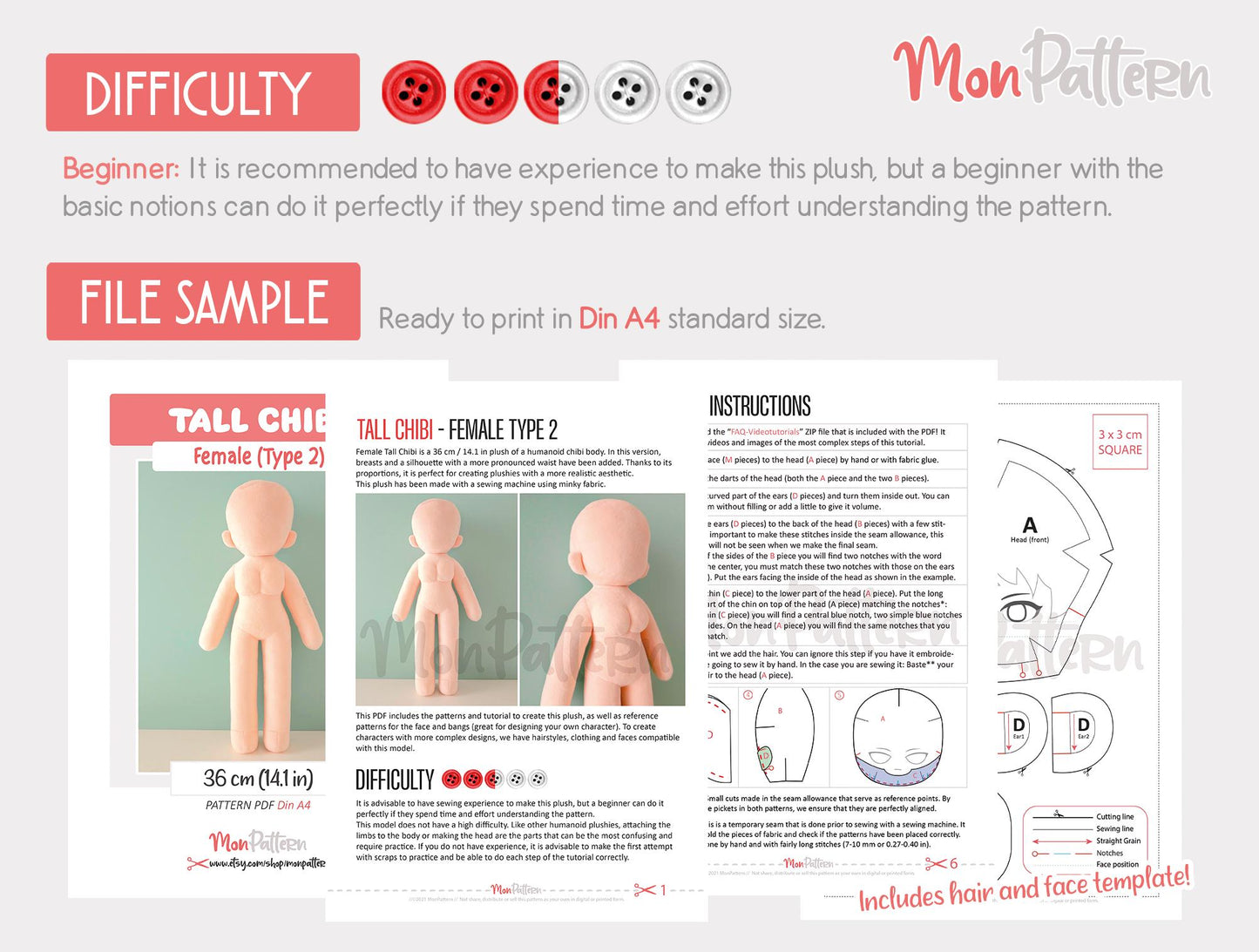 tall chibi female (type 2) - sewing kit