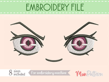 FACE 13 - Machine Embroidery File