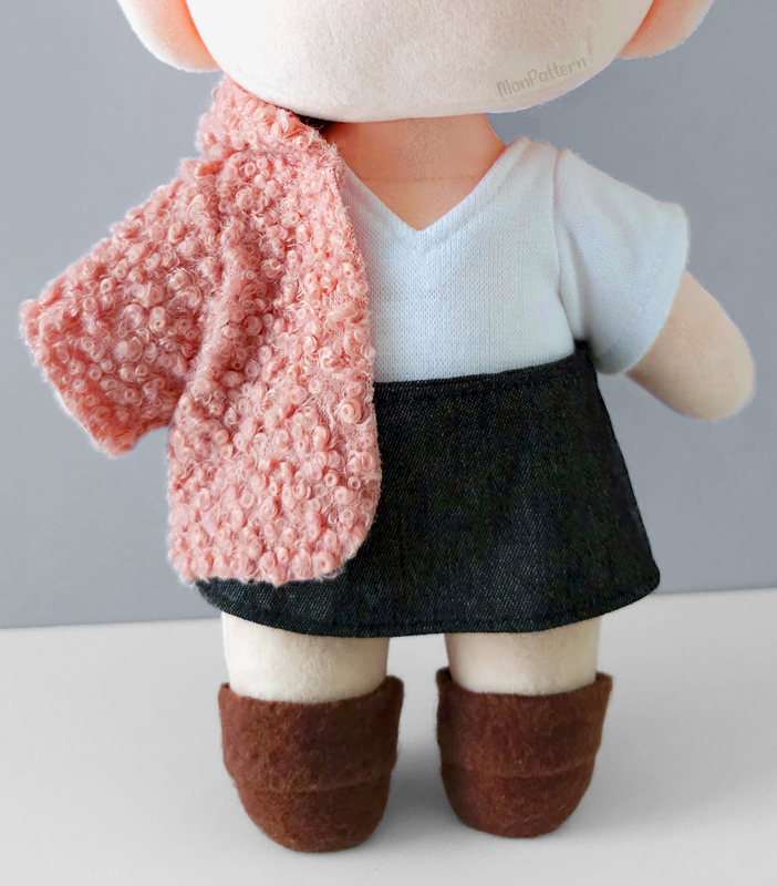 Chibi Free Pattern MonPattern - Chibi Plush Sewing Patterns | PDF Humanoid Doll Plushies